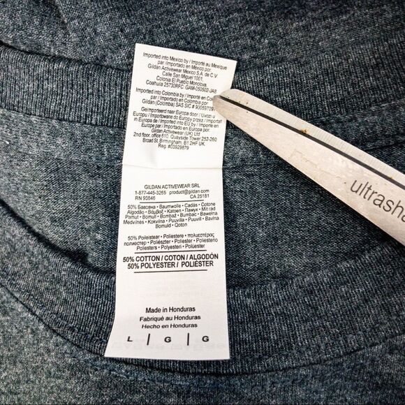 Really Long Quote Graphic Tee Sz L - Picture 6 of 7